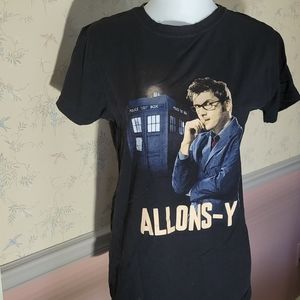 #0009 Size XS/S- Dr. Who 10th doctor Allons-y Shirt